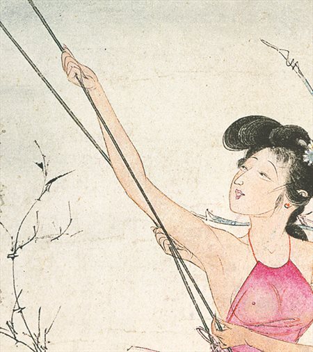 阜平-胡也佛的仕女画和最知名的金瓶梅秘戏图